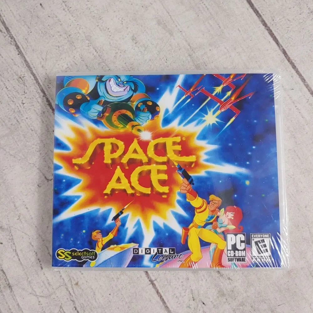 Digital Leisure Space Ace: Retro Arcade Action Game PC CD-ROM New Sealed